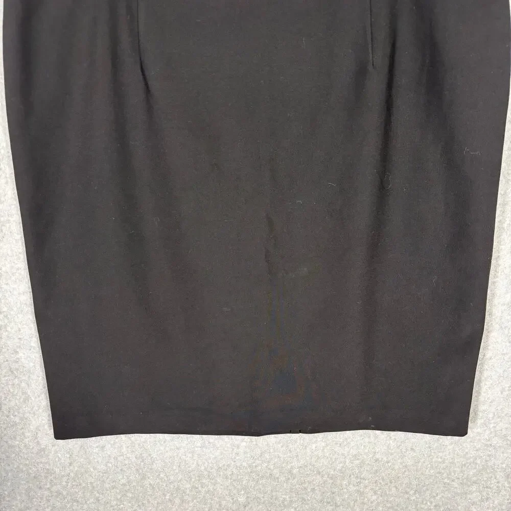 Karen Kane Skirt 12 Black‎ Mini Pencil Career Office Capsule Lace Trim Classic